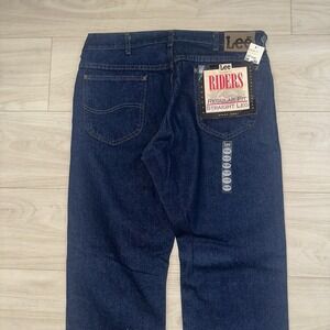 Vintage Lee Riders Jeans Union Made In USA 34x30 Blue Denim NWT Deadstock Cowboy